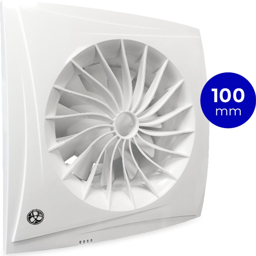 Ventilatore da bagno Blauberg - Bianco - Ø 100 mm - Immagine del prodotto 
