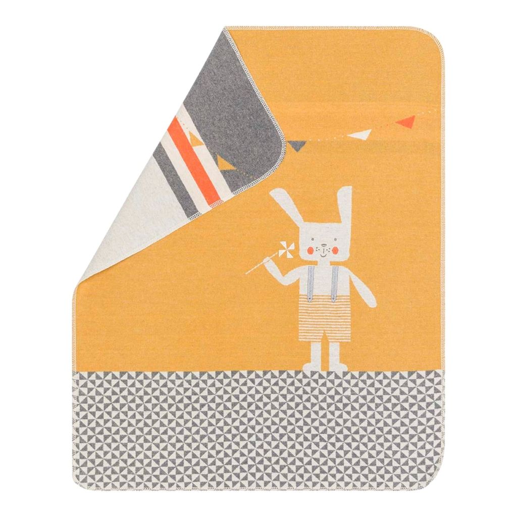 David Fussenegger Babydecke Juwel mit Stick 'Hase' 70 x 90 Produktbild 