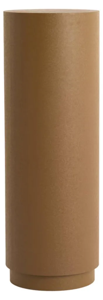 Piédestal ALURIA caramel mat 100cm, structure design en métal