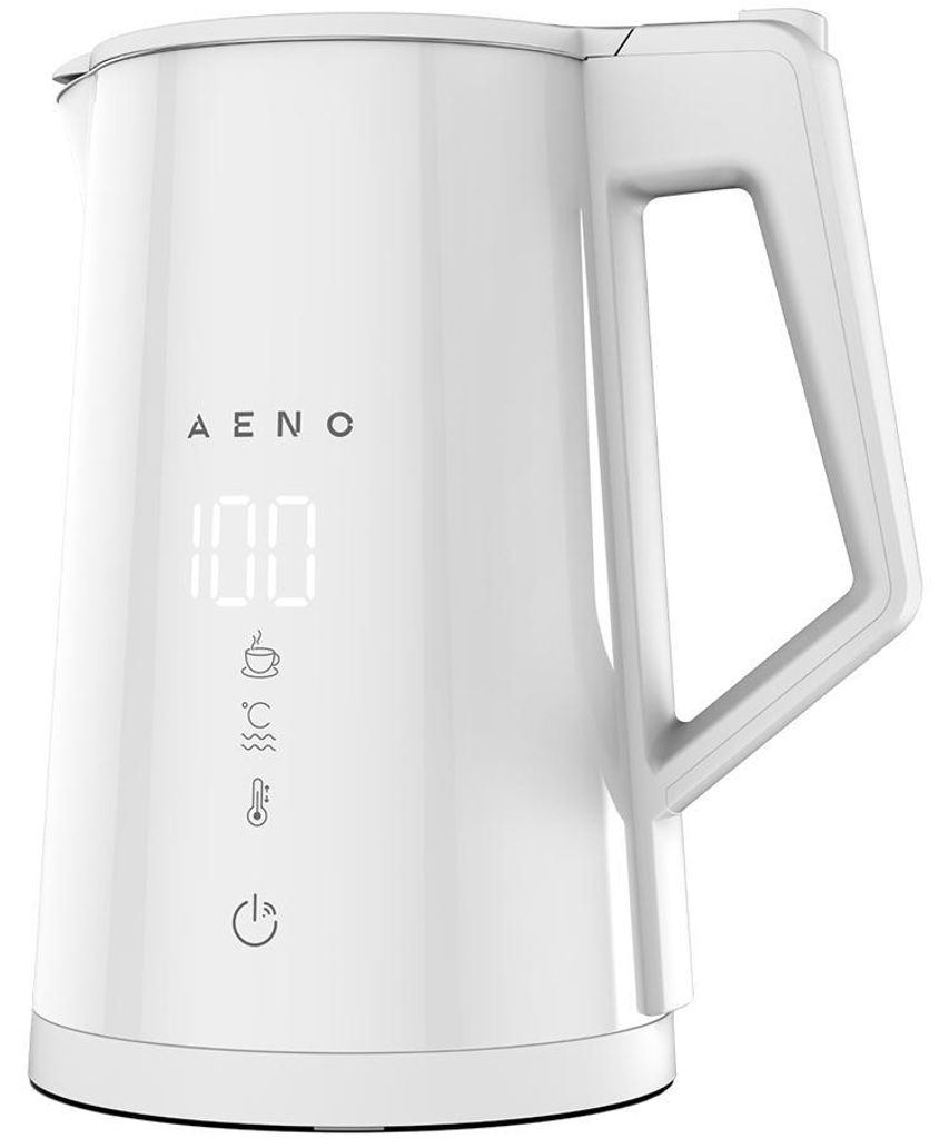 AENO Rychlovarna smart kanvica EK8S - 1850-2200W 1.7 l Strix dvojite steny regulacia, 1,7 l, 2200 W, Weiß, Stahl, Regelbare Temperatur, Überhitzu...