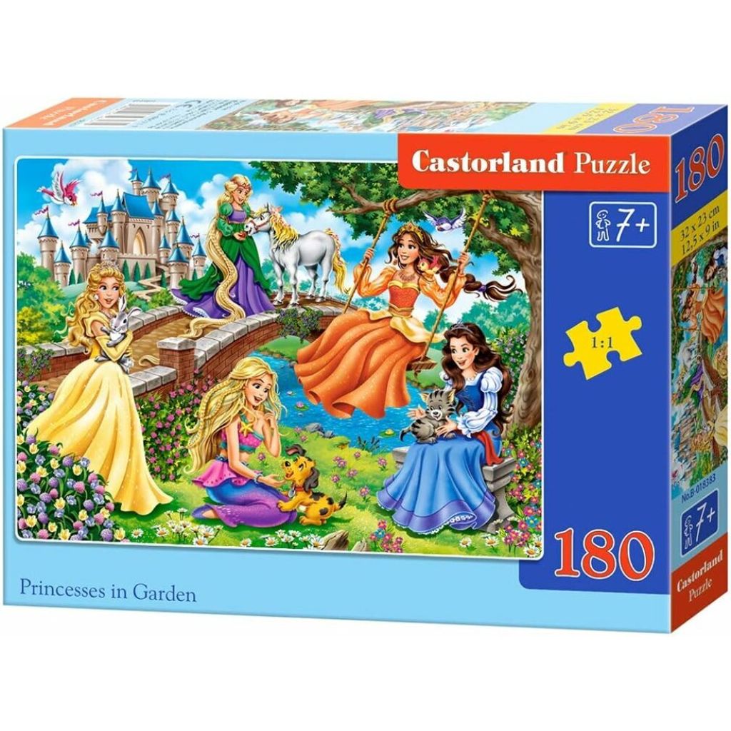 CASTORLAND Puzzle Prinzessinnen im Garten 180 Teile