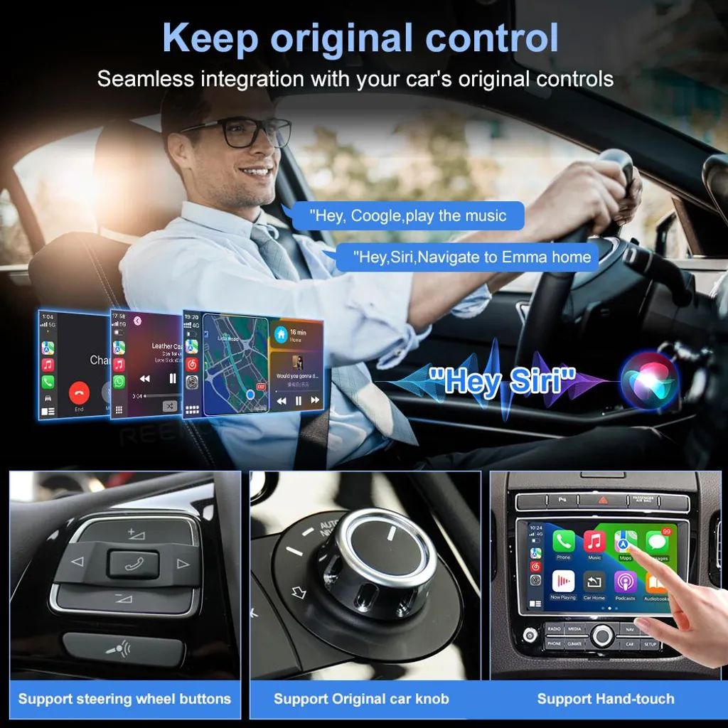 Interface Navigation Waze et Spotify sur RNS850 via CarPlay Sans Fil - 5