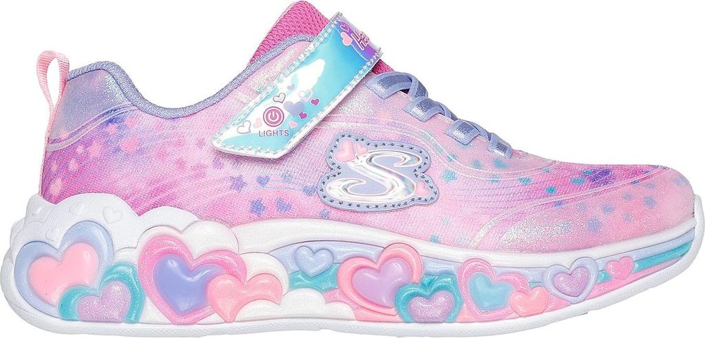 Skechers WIP 302696L-LPMT in LIGHT PINK SPARKLE MESH color size 28