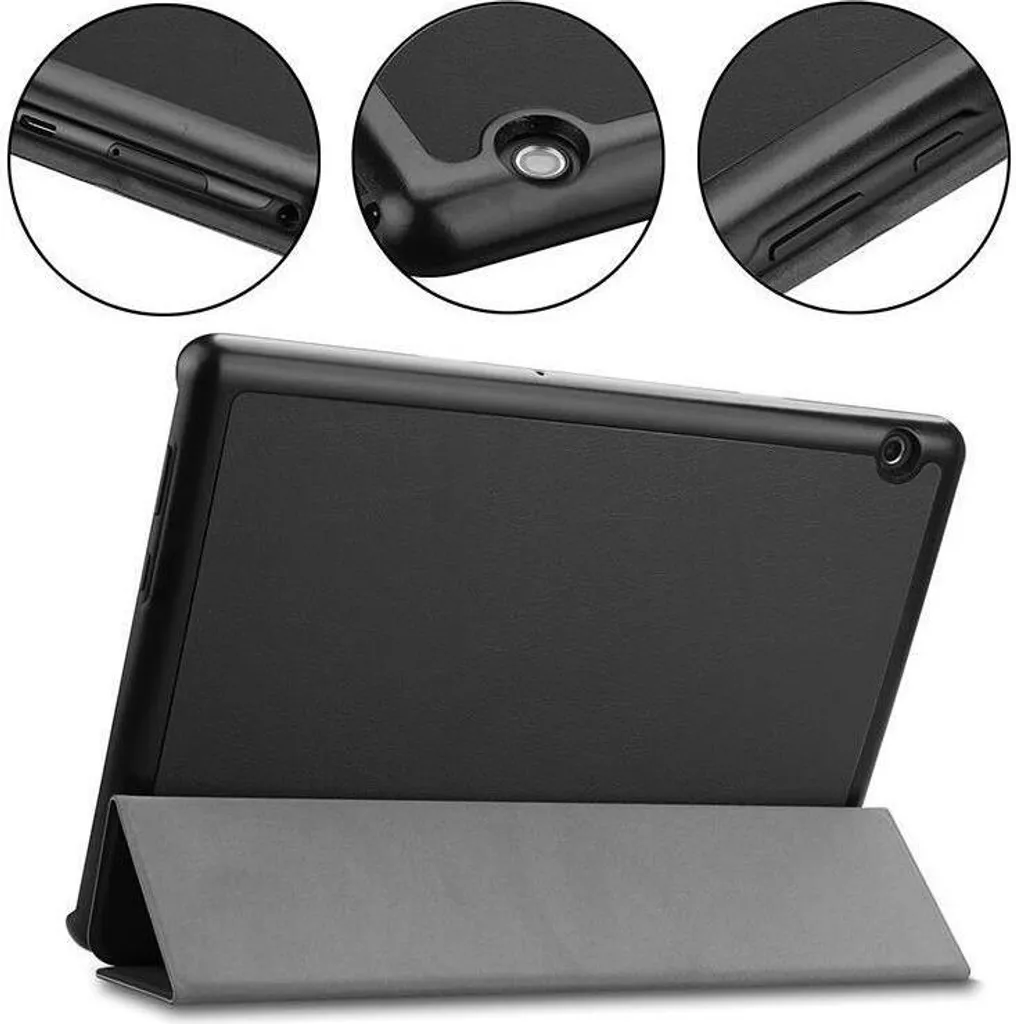 Custodia iPad Air 11 Tri Fold Nera - Perfetta per Appunti e Netflix - 2