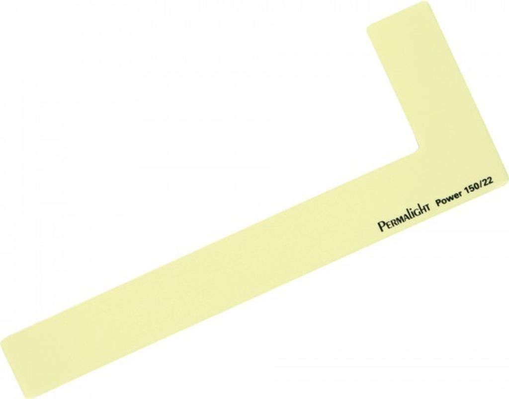 Aufkleber I PERMALIGHT power langnachleuchtend L-Treppenmarker, links, Alumin...