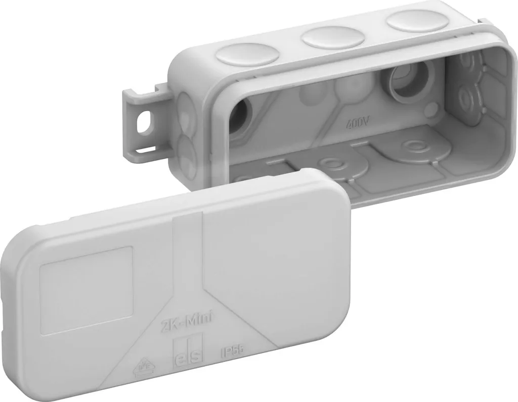 Boîte à plâtre de dérivation ronde 89x43mm 10 entrées pour électricien