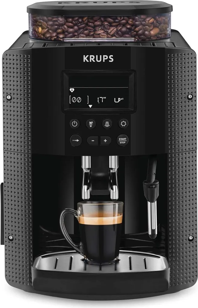 Krups YY8135FD Machine à Café 1450W - Broyeur Intégré et Pression 15 Bars