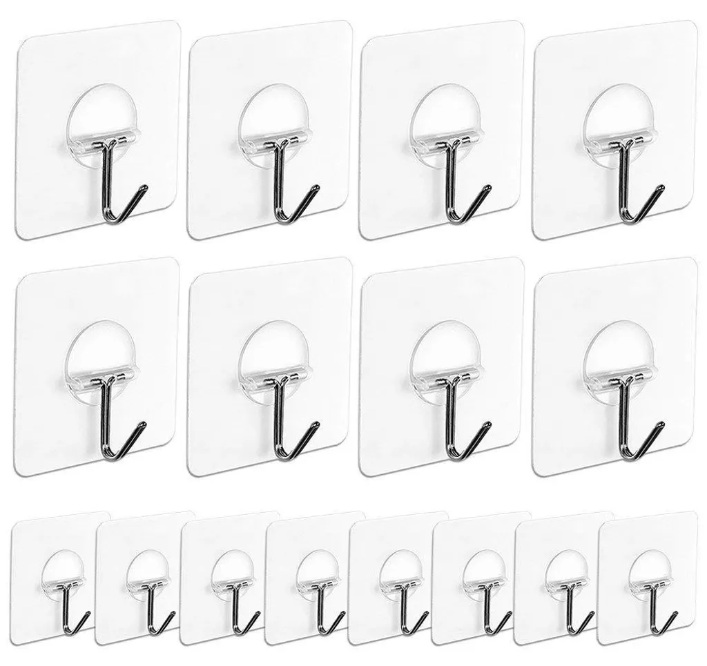 Crochets de Suspension sans Perçage 16 Pcs - Stop aux Trous Muraux