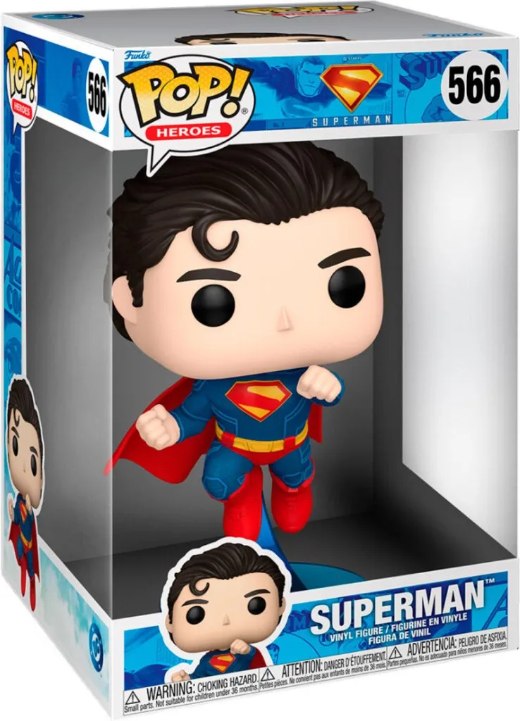 Superman Funko POP! Jumbo 25 cm - Figurine Vinyle XL Collection DC Comics