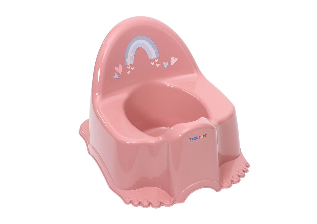 TEGA BABY Nocnik ECO z melodią Meteo, różowy Zdjęcie produktu 
