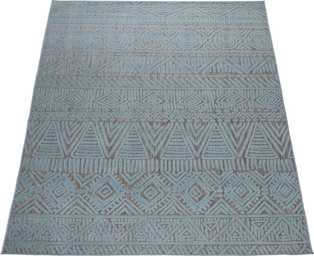 In- & Outdoor-Teppich Für Balkon Terrasse, Flachgewebe, 3-D Produktbild 5