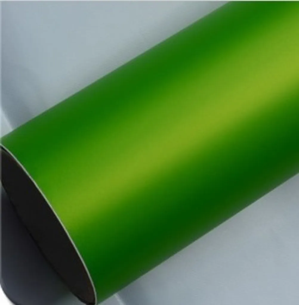 Vinyle de personnalisation vert pomme 152x200cm pour meubles et autos