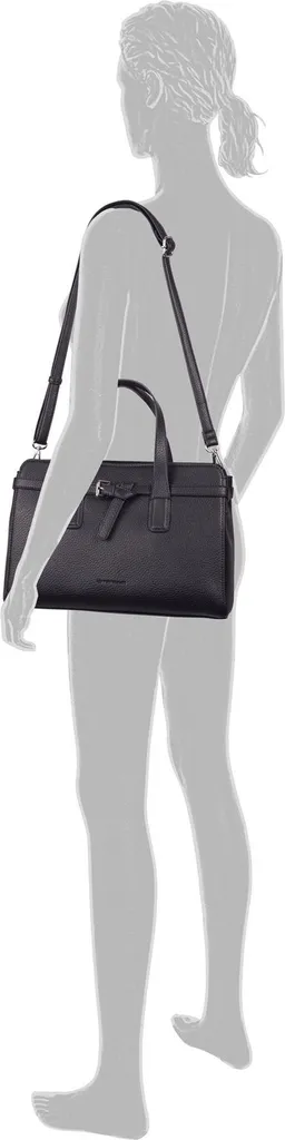 Sac Shopper Maurine Taille M Tom Tailor Noir en Similicuir Résistant