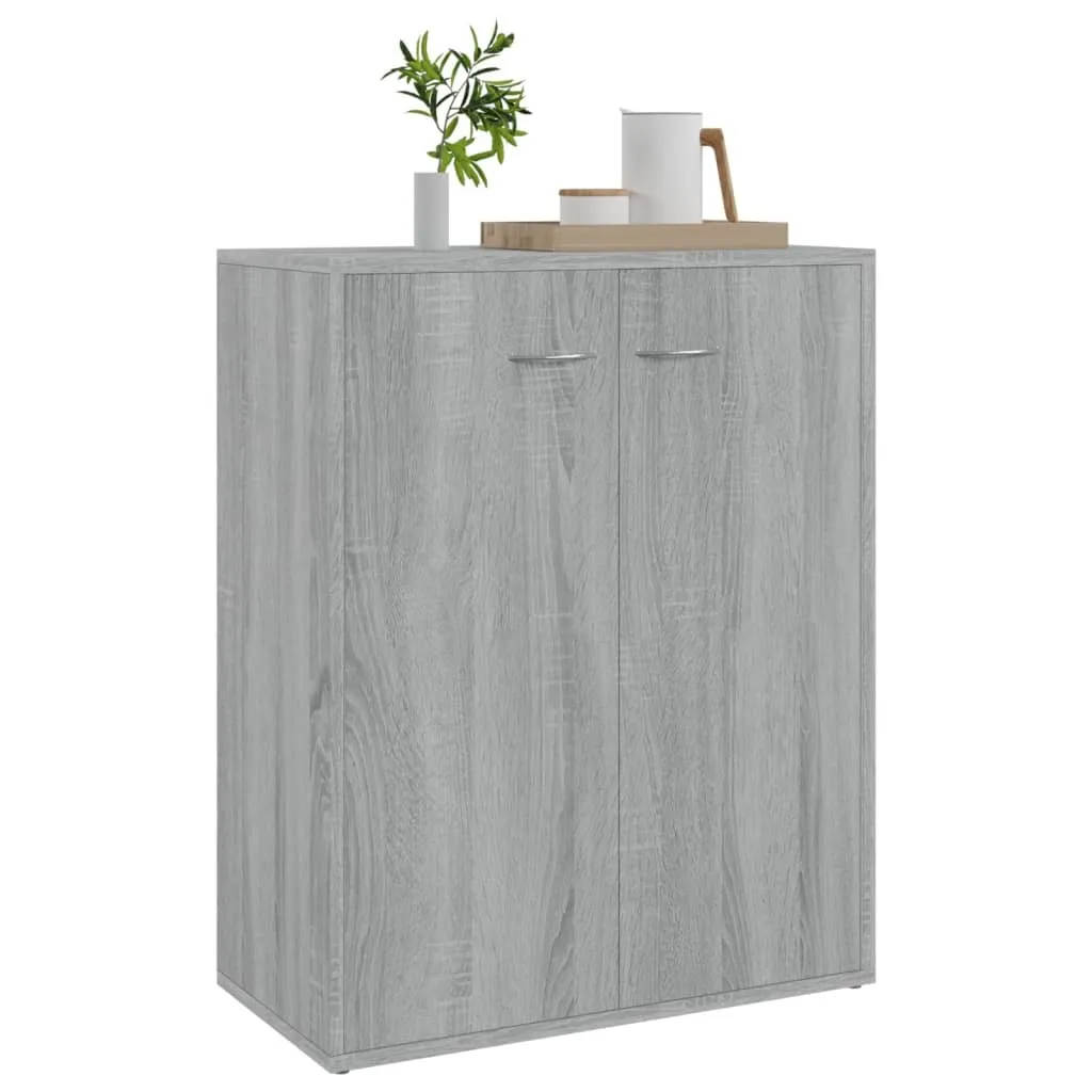 Maison Exclusive Credenza Grigio Sonoma 60x30x75 cm - Mobile Multiuso - 4