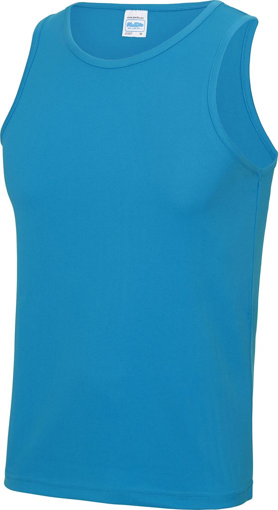 AWDis Just Cool Herren Sport Tank Top Gym RW687 (2XL) (Saphirblau)