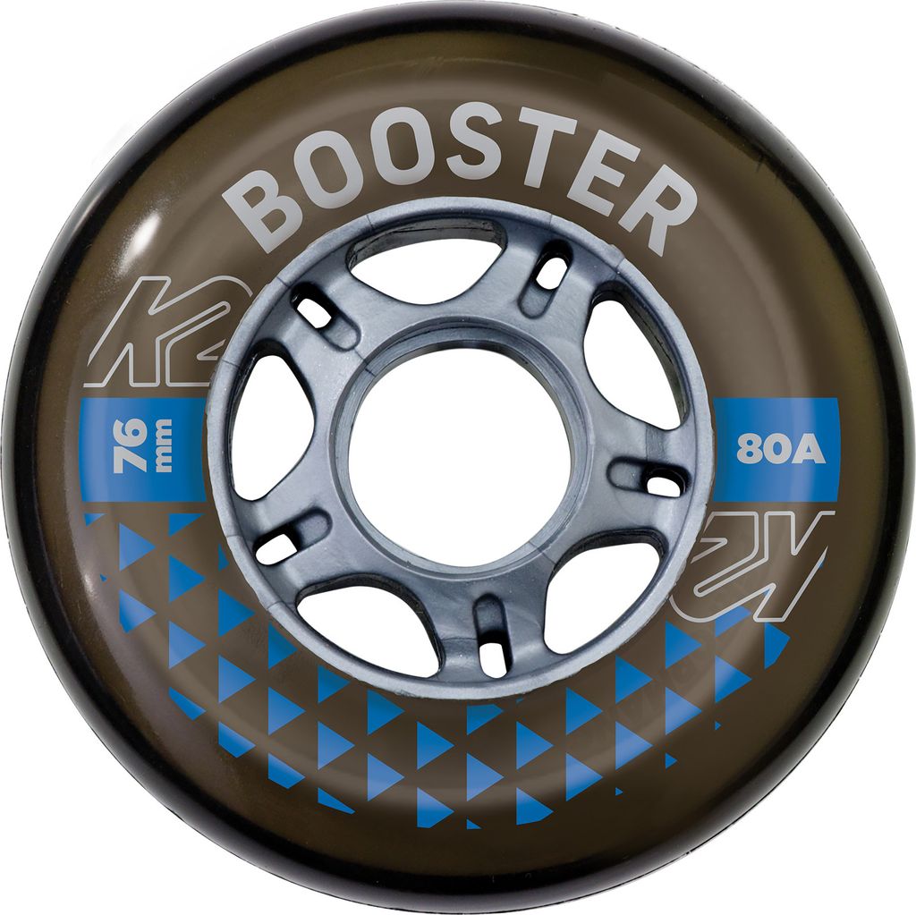 K2 Skates BOOSTER 76MM 80A 4-WHEEL PACK Rollen Unisex schwarz Größe: 1SIZ
