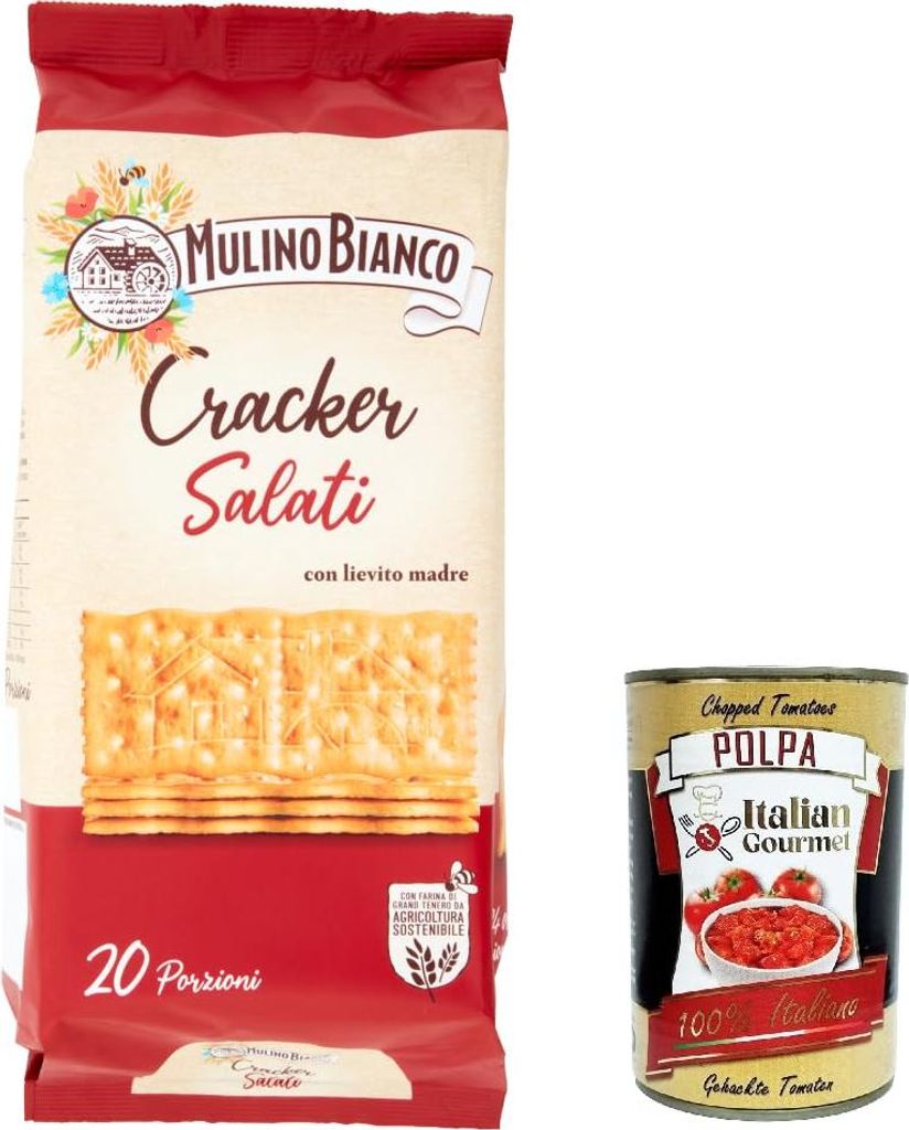 3x Mulino Bianco Barilla Crackers Cracker salati Salzgebäck Produktbild 