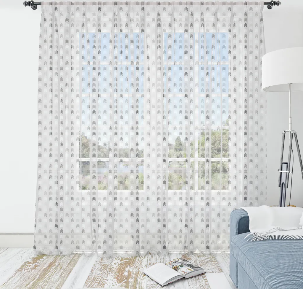 Decorazione Parete ABAKUHAUS Geometrica - Raso Setoso 135x274 Taupe