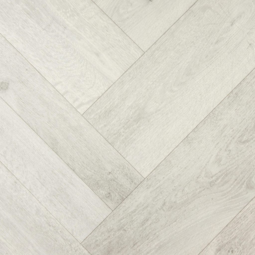Primaflor PVC TURIN - Fischgrätdekor Weiß 009S - 2,00m x Produktbild 