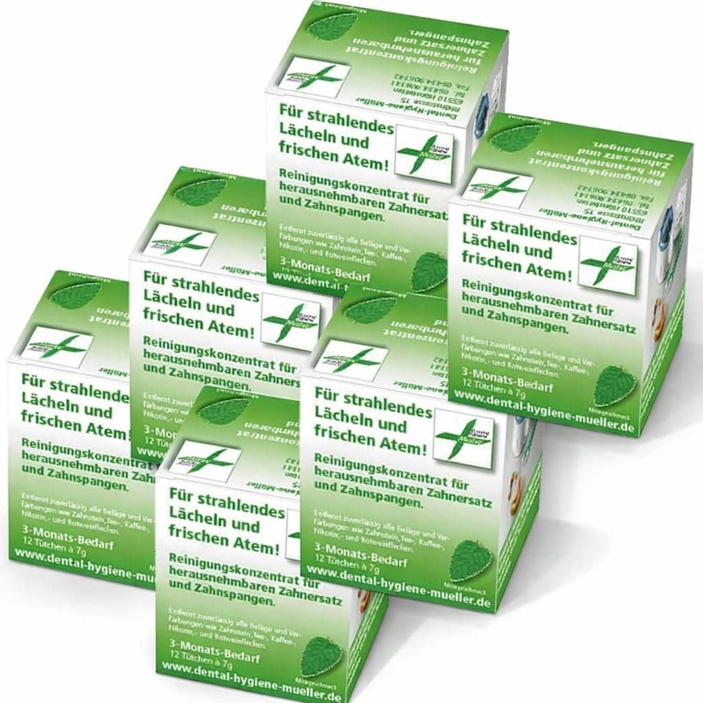 6 Stck im Sparset Reinigungskonzentrat Dentalreiniger für Produktbild 
