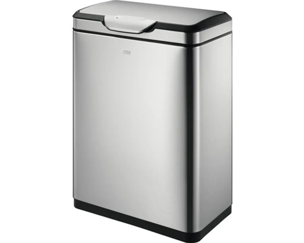 Cestino Touch 45 Litri Acciaio Inox Argento Opaco - Prezzo Speciale