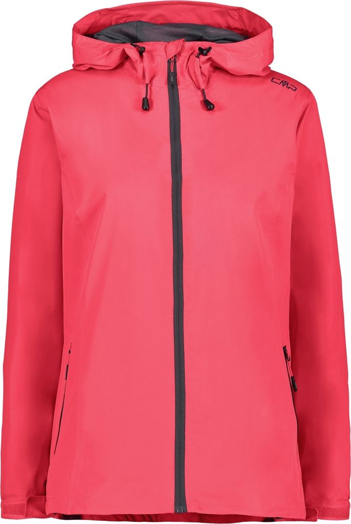 CMP Woman Rain Jacket Fix Hood Damen Regenjacke Wanderjacke 39X6636 Grösse - Bekleidung: 38