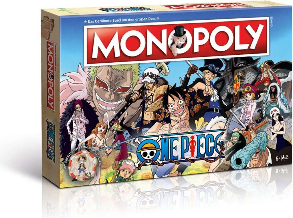 Monopoly édition One Piece - Jeu de société de stratégie version Luffy - 2