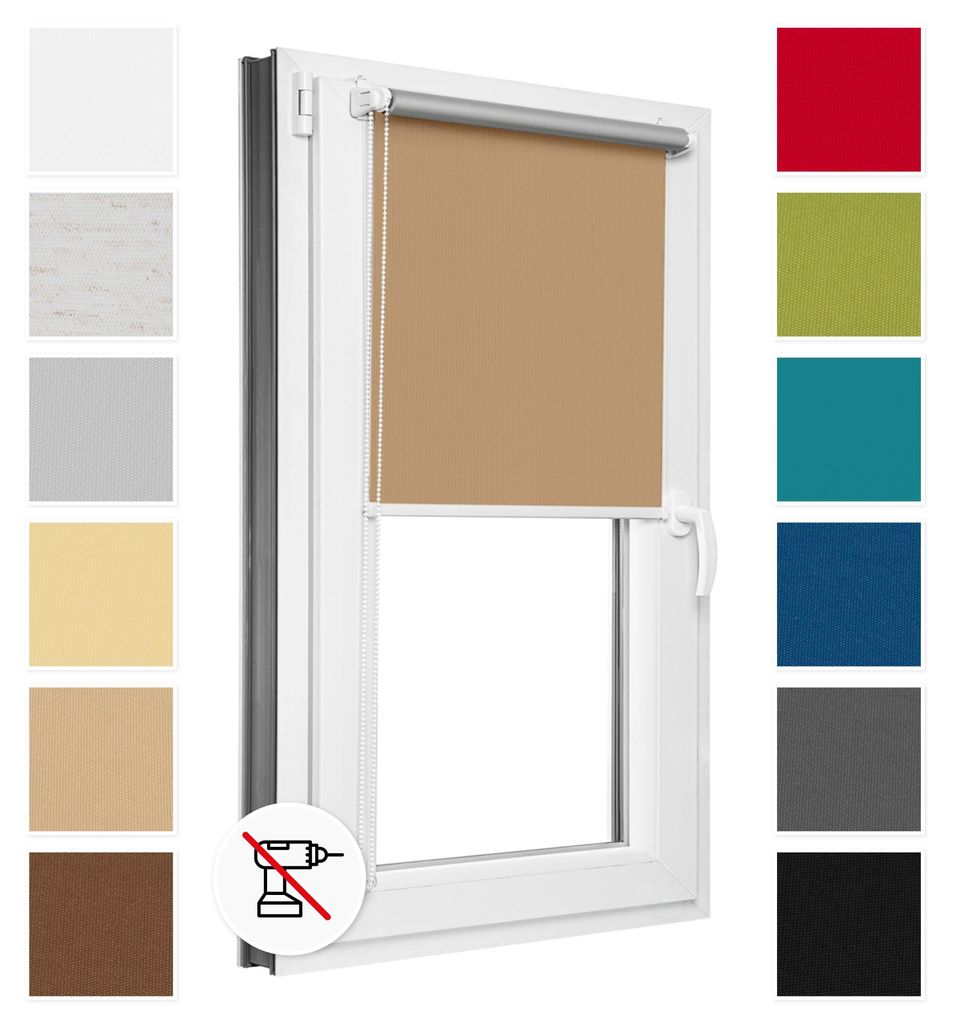 Estika Zatemňovacia roleta bez vŕtania - 70 x 220 cm - Obrázok produktu 