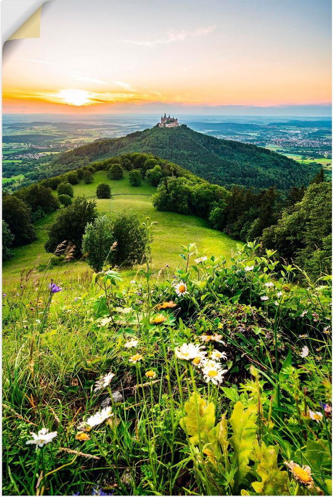 ARTland Wandbild, selbstklebend Burg Hohenzollern bei Produktbild 