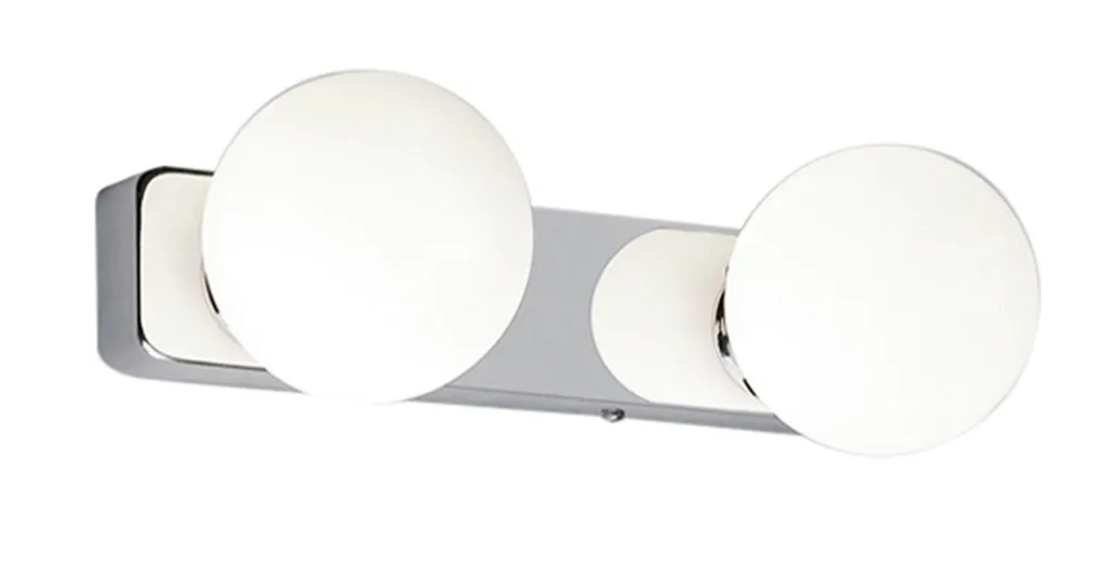 Applique LED Design en Chrome et Verre BRAZOS 6950 Éclairage Doux