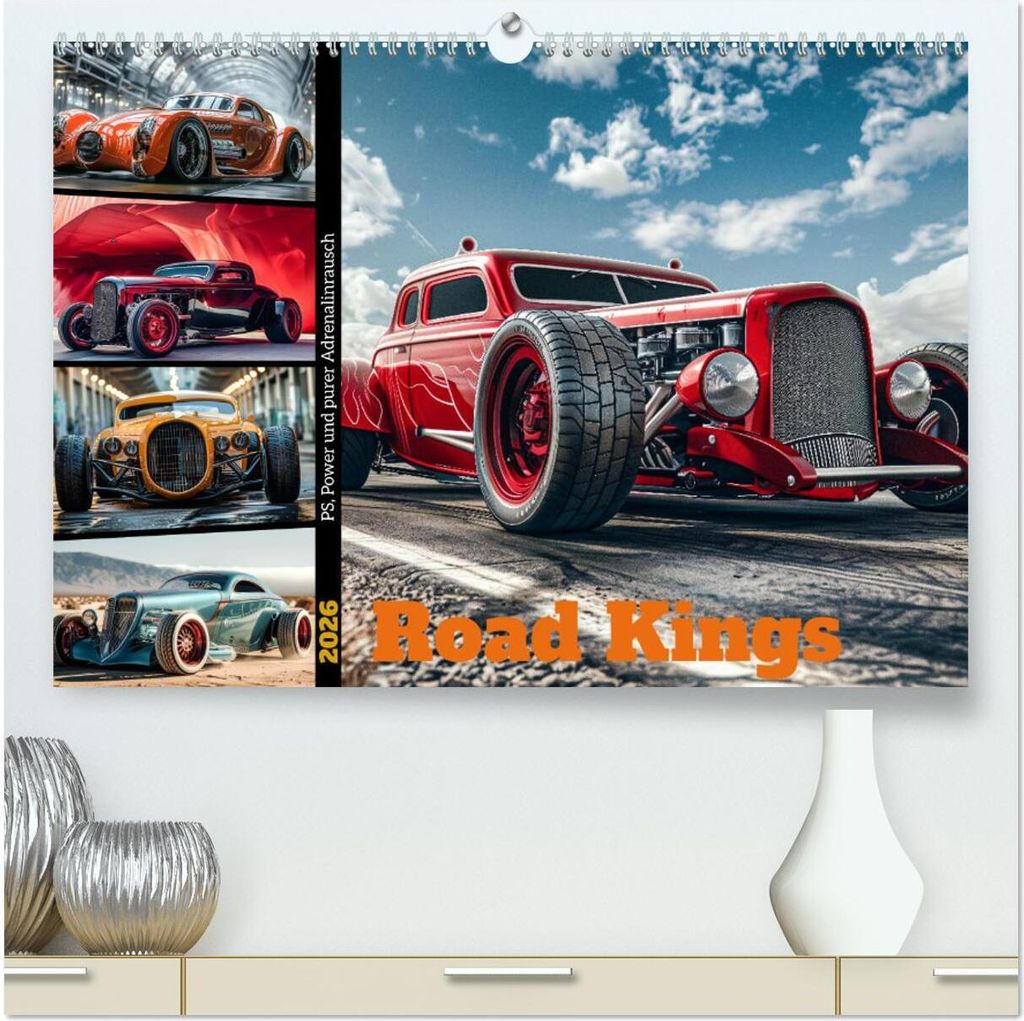 Road Kings (hochwertiger Premium Wandkalender 2026 DIN A2 quer), Kunstdruck in Hochglanz