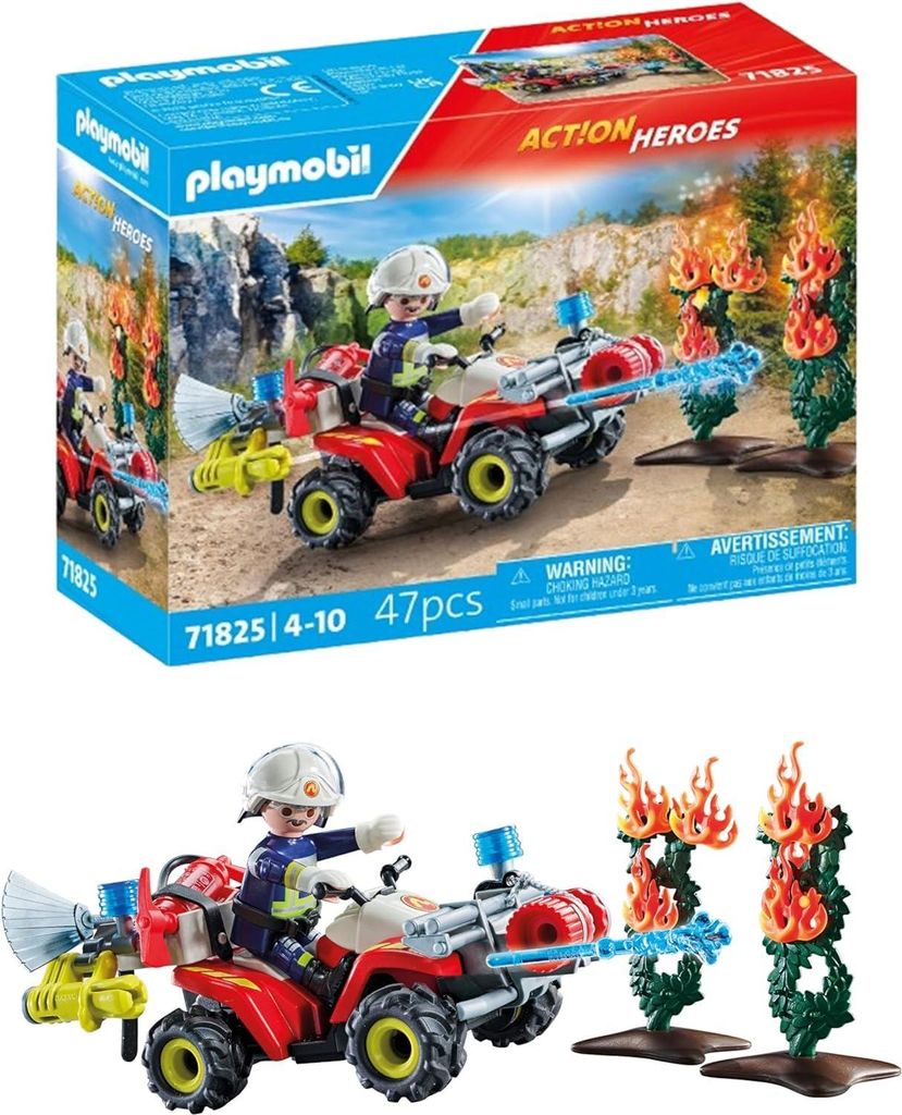 Plm Pompier Quad Arbustes Enflammes Image du produit 