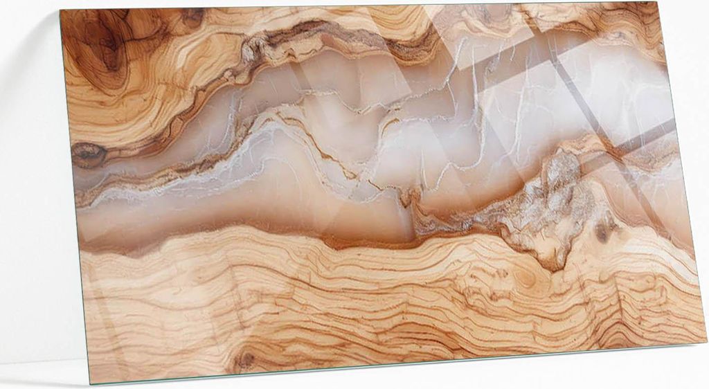 Bedruckte Glas Tischplatte 140x70 cm – Glasplatte mit Motiv Produktbild 