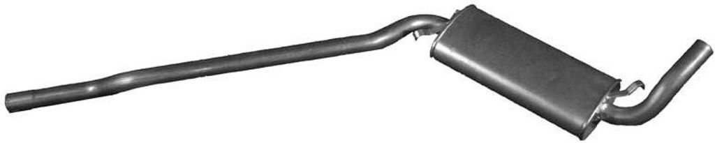 IZAWIT 15.002 Mittelschalldämpfer Schalldämpfer für AUDI 80 (89, 89Q, 8A, B3) Cabriolet (8G7, B4) 80 Avant (8C5, B4) COUPE (89, 8B) 90