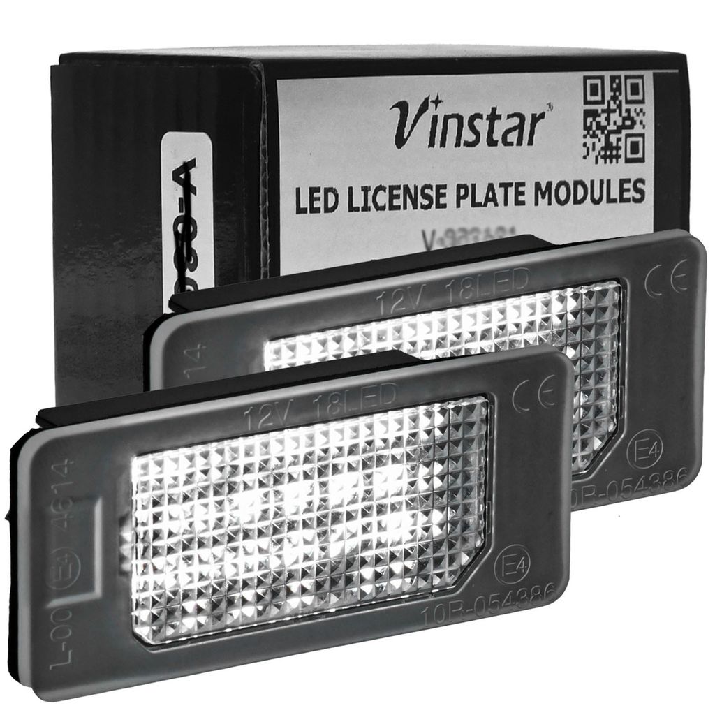 Vinstar LED Kennzeichenbeleuchtung kompatibel mit SKODA Produktbild 