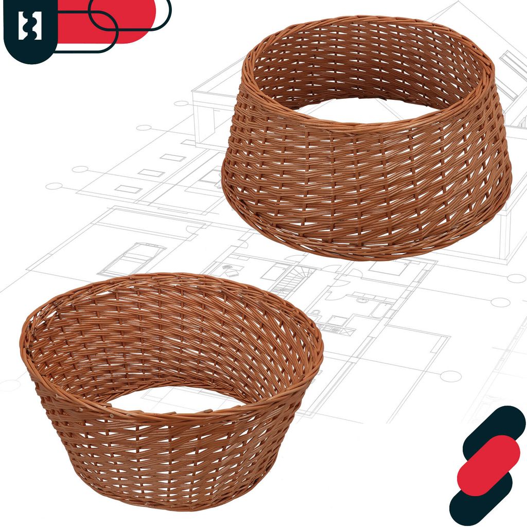 KOTARBAU® Sukně na vánoční stromek z vrby Ø 60 cm, stojan Obrázek produktu 5