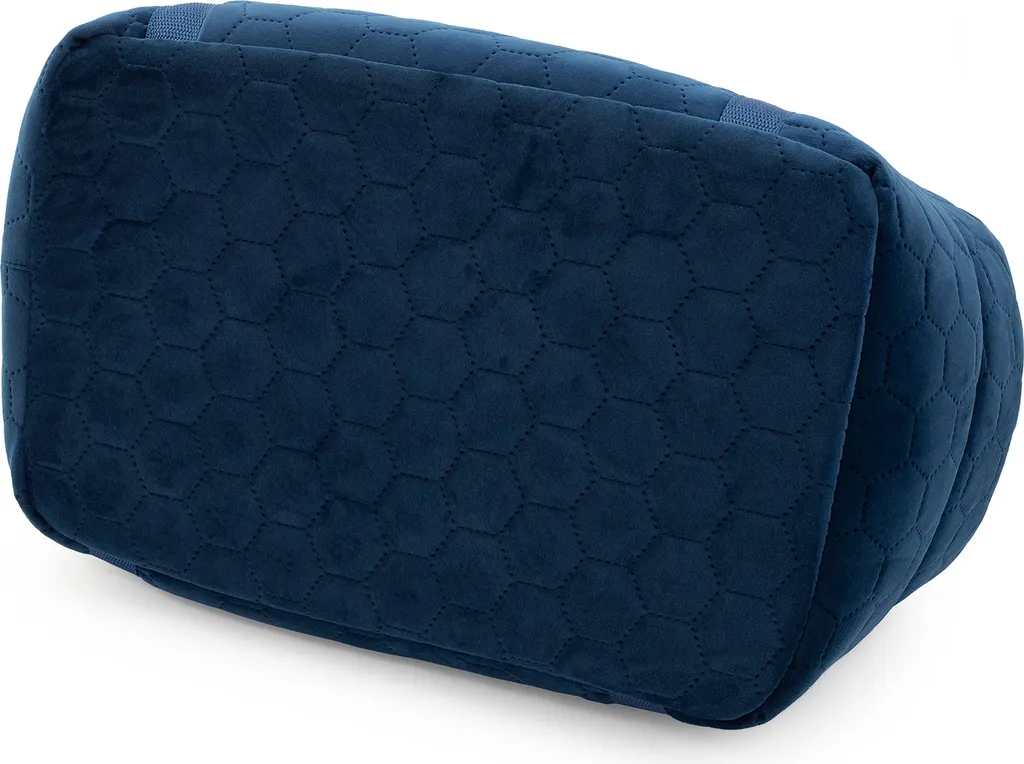 Borsa a Tracolla Animali 10kg Suede Blu Scuro | Trasportino Soft Velvet - 6