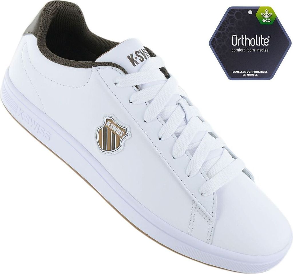 K-Swiss Classic Court Shield - Herren Sneakers Schuhe Weiß 06599-919-M , EU 44.5