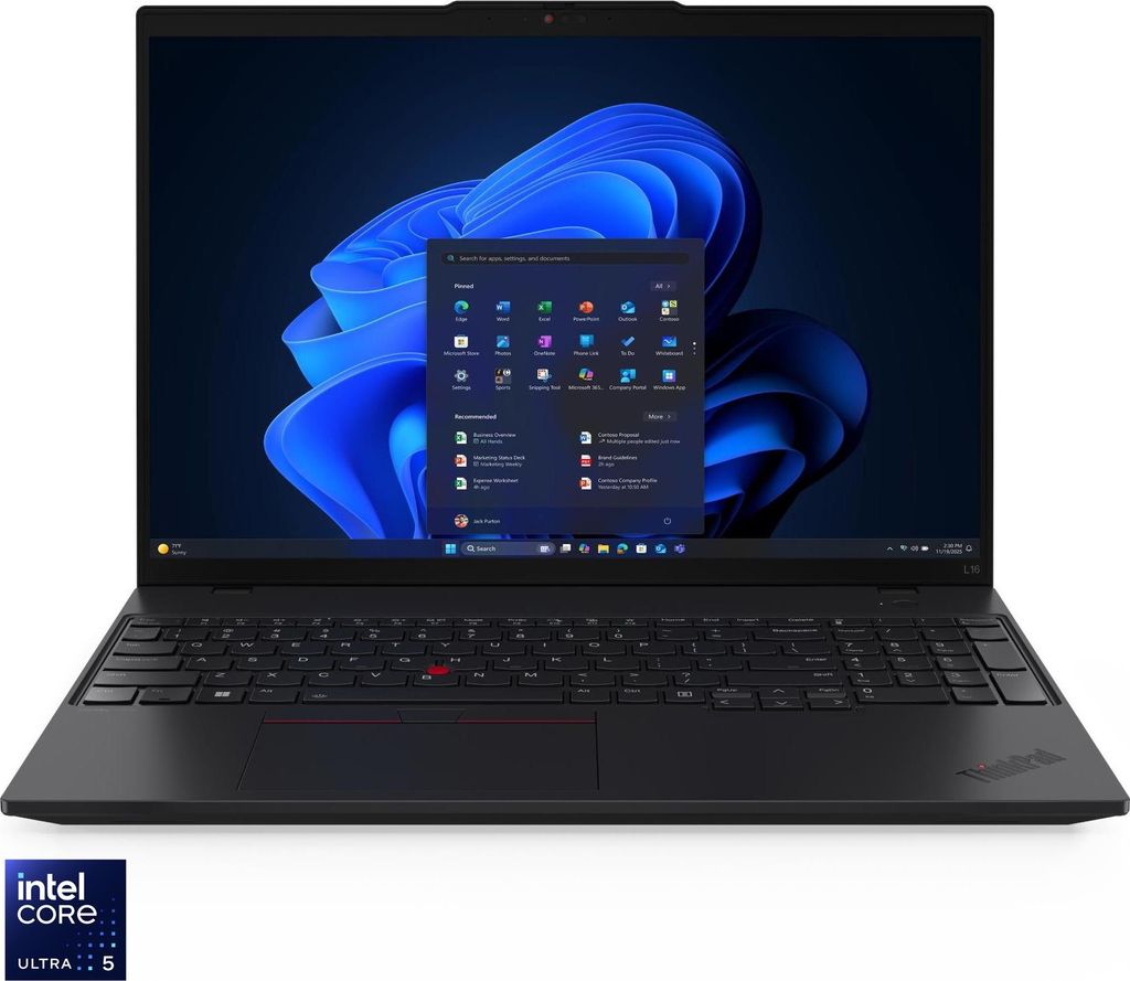 Lenovo ThinkPad L16 Gen 2 (Intel), Intel Core Ultra 5, 40,6 Zdjęcie produktu 