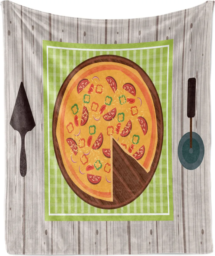 Recensione Coperta Flanella ABAKUHAUS Pizza: Morbidezza e Calore - 1