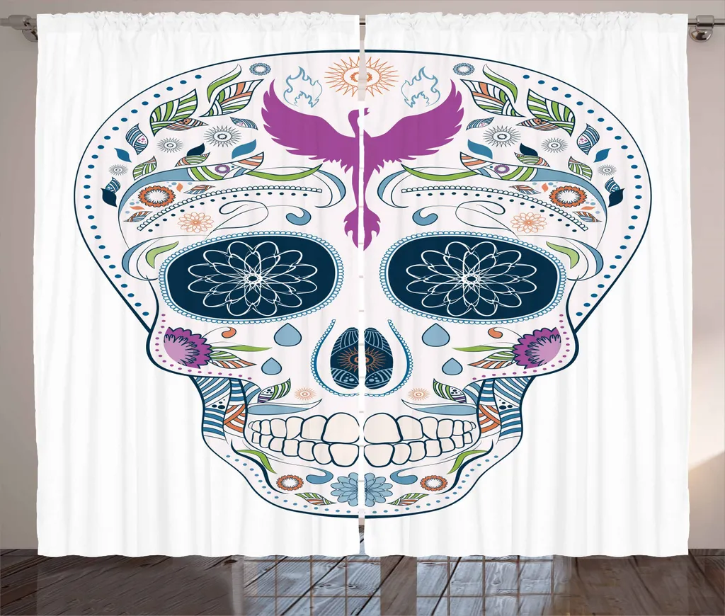 Tenda Camera Letto Phoenix Decor: Sugar Skull Rustico 280x245cm