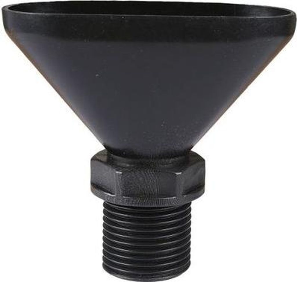 Js Ablauftrichter Doppelt Ag1",Pom Schwarz