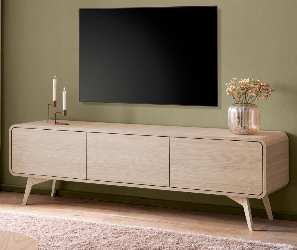 TV-Lowboard "Elverum" in Eiche natur TV Unterteil Produktbild 