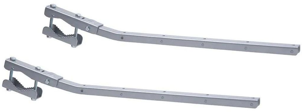 Sauvic Verstellbare Und Faltbare Wäscheleine Mit Geländer Silber Silber One Size