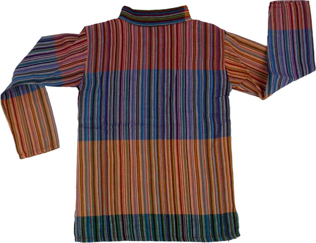 Kinder Patchworkhemd "Karna" von Simandra - Hemd im Mittelalter-Stil, XL