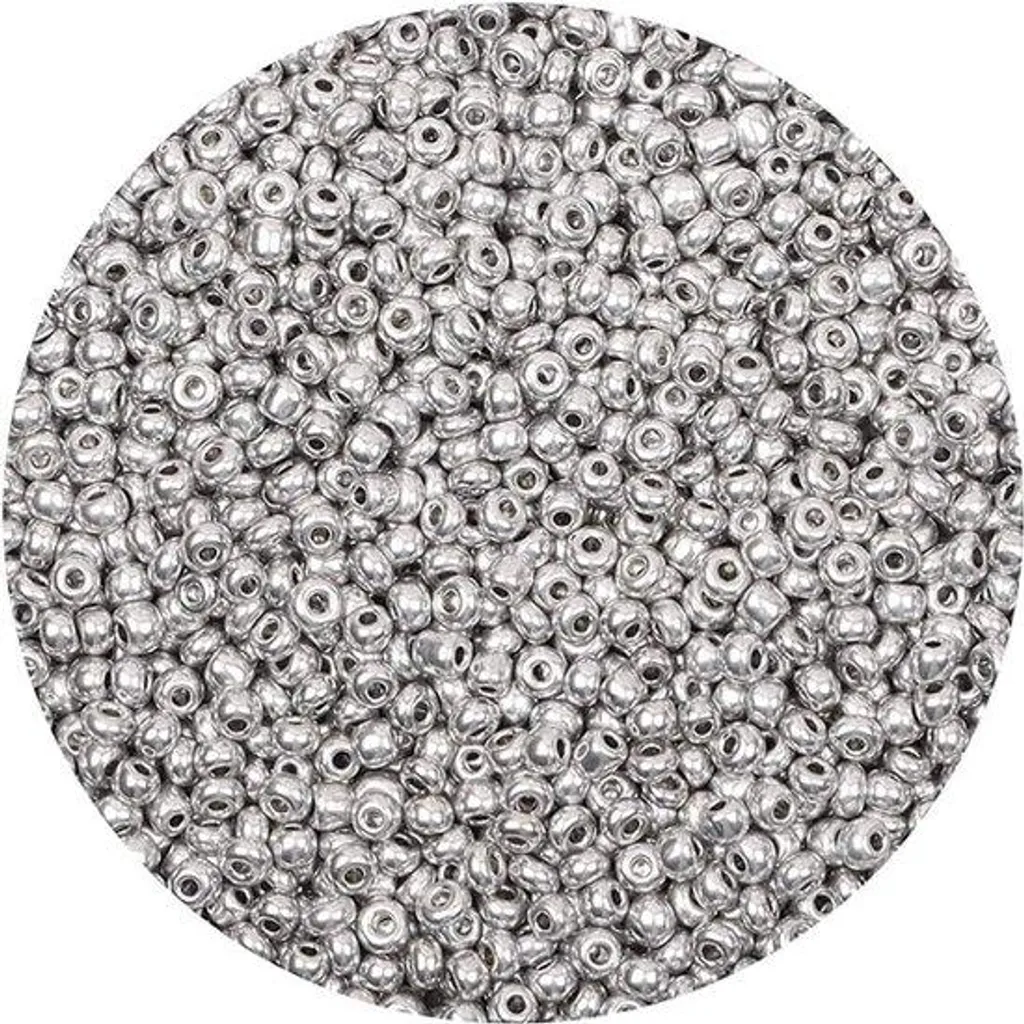 Perles en verre 3mm de forme ronde pour broderie et loisirs créatifs