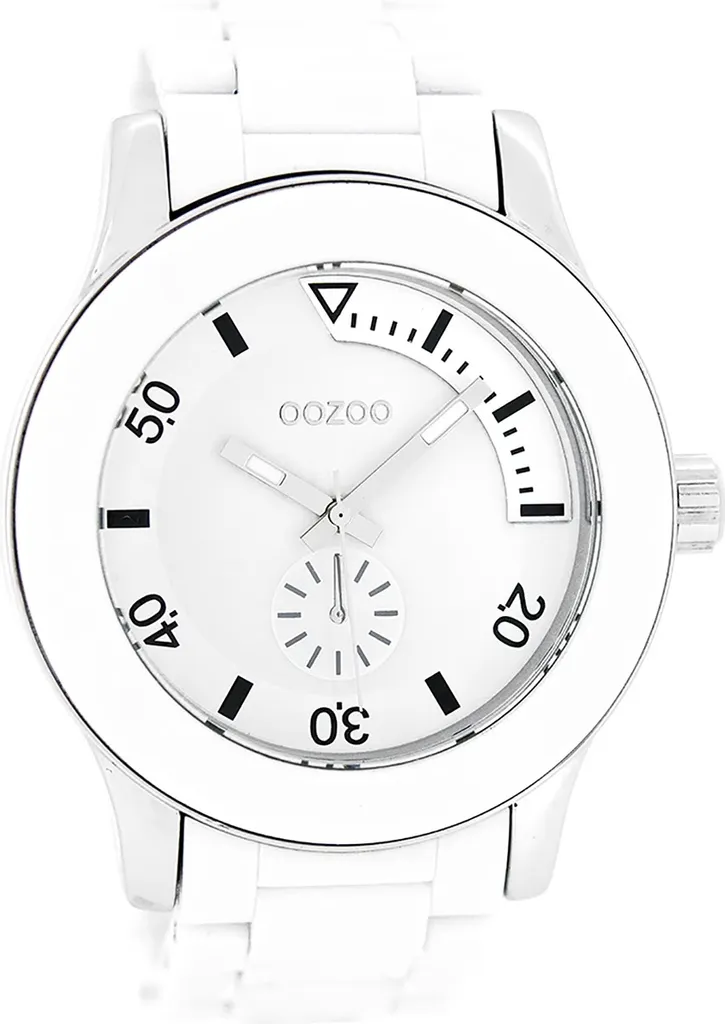 Montre Blanche Oozoo UOC4255A : Confort et Légèreté pour Poignet Sensible