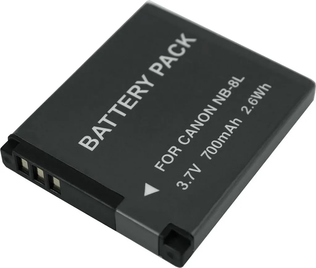 Batteria NB-8L per Canon A3300 IS | Risparmio e Prestazioni 700mAh