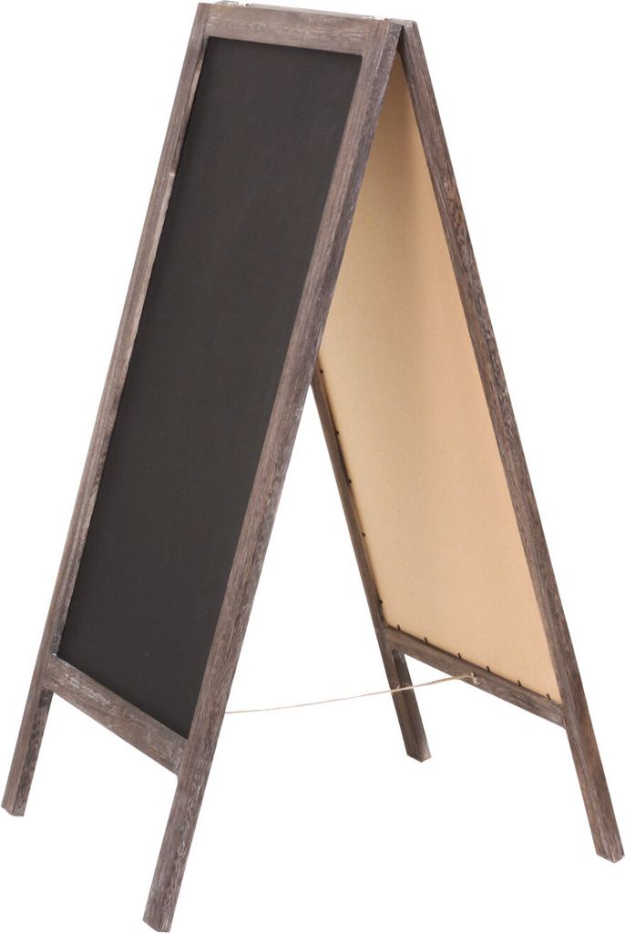 WERBEAUFSTELLER Kundenstopper Aufsteller Kreidetafel Mit Kaffee Cafe Aus Holz EB