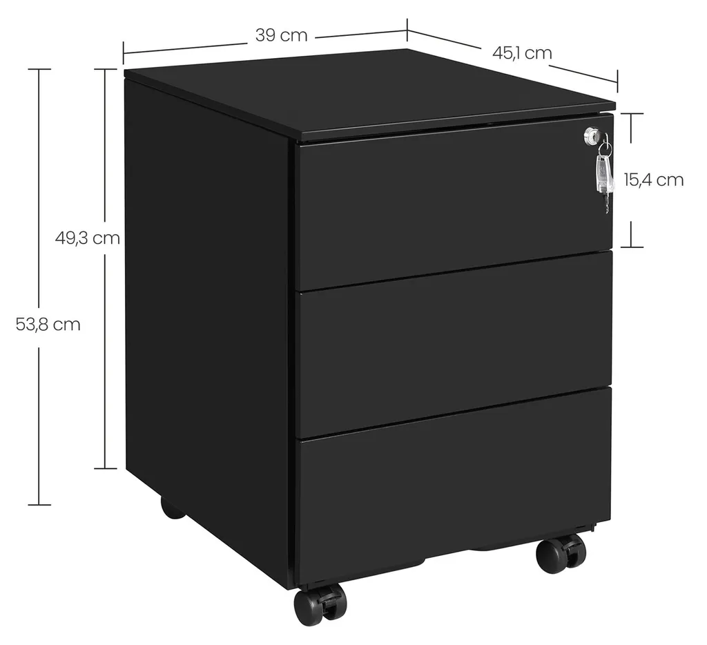 Solution de rangement compacte Leobert Noir Mat pour petits appartements - 5